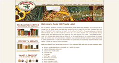 Desktop Screenshot of cedarhillprivatelabel.com